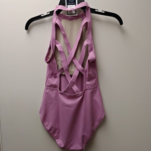 NEW balera strappy back leotard small adult - Picture 2 of 2